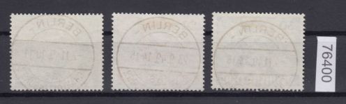 Berlin 1949, Mich.-Nr.: 61-63 Luxus Vollstempel gepr.Befund  Berlin-Charlottenburg