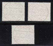 Berlin 1949, Mich.-Nr.: 61-63 Luxus Vollstempel  zentrisch  Berlin-Charlottenburg
