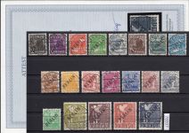 Berlin 1948 , Mich.-Nr.:  1-20 LUXUS Voll-Stpl. geprüft  Attest Berlin-Stempel
