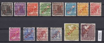 Berlin 1949, Mich.-Nr.: 21-33 LUXUS Voll-Stempel geprüft Berlin Charlottenburg