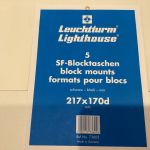 Leuchtturm  Hawid SF- Schutztaschen Streifen Blocktaschen  Konvolut neuwertig