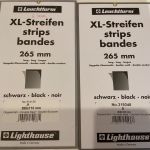 Leuchtturm  Hawid SF- Schutztaschen Streifen Blocktaschen  Konvolut neuwertig