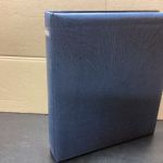 Leuchtturm Ringbinder ( 4 Ringe )  blau wattiert gebraucht