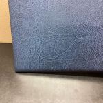Leuchtturm Ringbinder ( 4 Ringe )  blau wattiert gebraucht