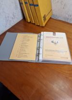 Briefealben  5 Album  (4 Ringe) ohne Schuber Leer  gelb für Briefe, Postk., ETB FDC