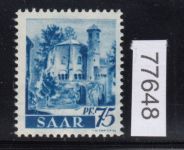 Saarland 1947 Mi. Nr. 222 X **   WZ 1 X