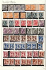 Saarland 1947 Mi. Nr. 206-25 **   Plattenfeher  Sammlung MIchel ca.  680,00