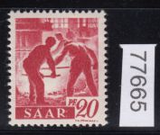 Saarland 1947 Mi. Nr. 232 II Fa **