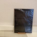 KOBRA Einsteckblätter  E 23 10 Stück   3 Taschen  schwarz neuwertig
