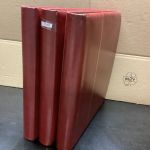 SAFE Ringbinder (14 Ringe)  3 Stück gebraucht leer rot  LESEN