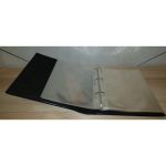 Post 1 Album (4 Ringe) mit Schuber Leer für Briefe, Postkarten, ETB, FDC