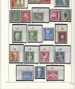 Saarland 1957-59 Mi. Nr. 379-448 ** (OPD)  + Eckränder