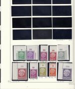 Saarland 1957-59 Mi. Nr. 379-448 ** (OPD)  + Eckränder