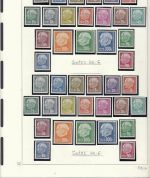 Saarland 1957-59 Mi. Nr. 379-448 ** (OPD)  + Eckränder