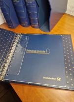Leuchtturm  BREIT 13 Ringe  Ringbinder  DEUTSCHE POST - 1 Stück Album  +Schuber  leer