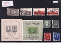 Schweiz 1943 : Mi.-Nr.: Komplett gestempelt