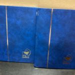 Briefmarkenalbum Einsteckalbum 2 Stück a 32 weiß gebraucht LESEN