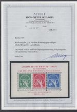 Berlin 1949, Mich.-Nr.: Block 1 ** geprüft  Attest  LUXUS