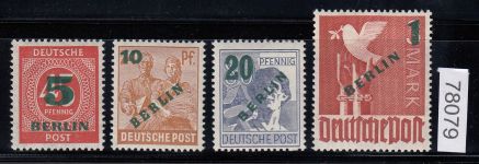 Berlin 1949, Mich.-Nr.: 64-67 *