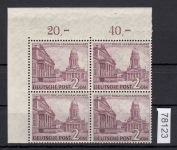 Berlin 1949, Mich.-Nr.: 58 ** Eckrand 4er.-Block   lesen