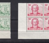 Berlin 1949, Mich.-Nr.: 61-63 ** Eckrand 4er.-Block   lesen