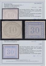 DR 1872, Mich.-Nr.: 12+13 ** geprüft  Befund