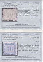 DR 1872, Mich.-Nr.: 12+13 ** geprüft  Befund