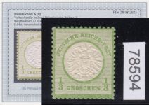 DR 1872, Mich.-Nr.: 17  ** geprüft  Befund