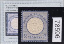 DR 1872, Mich.-Nr.: 20 ** geprüft  Befund