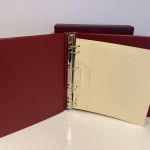 Schaubeck Ringbinder+Kassette 6 Ringe  gebraucht  rot