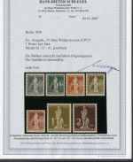 Berlin 1949, Mich.-Nr.: 35-41 ** geprüft  Attest