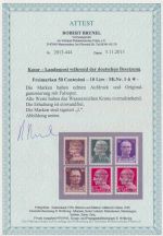 Kotor, Mi.-Nr. 1-6 *  geprüft  Attest
