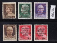 Kotor, Mi.-Nr. 1-6 *  geprüft  Attest