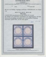 DR 1872, Mich.-Nr.: 20 **   4er.-Block  geprüft  Attest