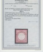 DR 1872, Mich.-Nr.:  9 * geprüft  Attest