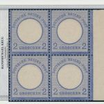 DR 1872, Mich.-Nr.: 20 **   4er.-Block  geprüft  Attest