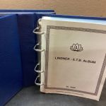 Lindner ETB- Briefe Album Lotus  2 Alben  mit Hüllen gebraucht