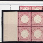 DR 1872, Mich.-Nr.: 25 **   4er.-Block  geprüft  Attest