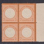 DR 1872, Mich.-Nr.: 15 **   4er.-Block