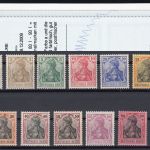 DR 1905, Mich.-Nr.: 83-93 I ** geprüft  Attest