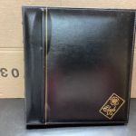 Deutsche Post  Zehnerbogenalbum  Ringbinder ( 4 Ringe )  + 40 Hüllen  gebraucht