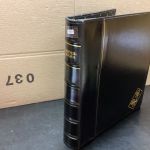 Deutsche Post  Zehnerbogenalbum  Ringbinder ( 4 Ringe )  + 40 Hüllen  gebraucht