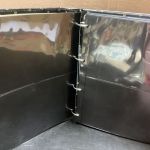 Deutsche Post  Zehnerbogenalbum  Ringbinder ( 4 Ringe )  + 40 Hüllen  gebraucht