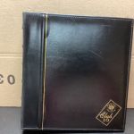 Deutsche Post  Zehnerbogenalbum  Ringbinder ( 4 Ringe )  + 40 Hüllen  gebraucht