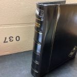 Deutsche Post  Zehnerbogenalbum  Ringbinder ( 4 Ringe )  + 40 Hüllen  gebraucht
