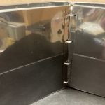 Deutsche Post  Zehnerbogenalbum  Ringbinder ( 4 Ringe )  + 40 Hüllen  gebraucht