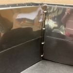 Deutsche Post  Zehnerbogenalbum  Ringbinder ( 4 Ringe )  + 40 Hüllen  gebraucht