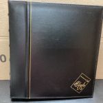 Deutsche Post  Zehnerbogenalbum  Ringbinder ( 4 Ringe )  + 40 Hüllen  gebraucht