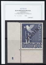 Berlin 1948, Mich.-Nr.: 20 ** Plattennr. 2    Eckrand  geprüft  Attest