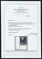 Berlin 1948, Mich.-Nr.: 20 ** Plattennr. 2    Eckrand  geprüft  Attest